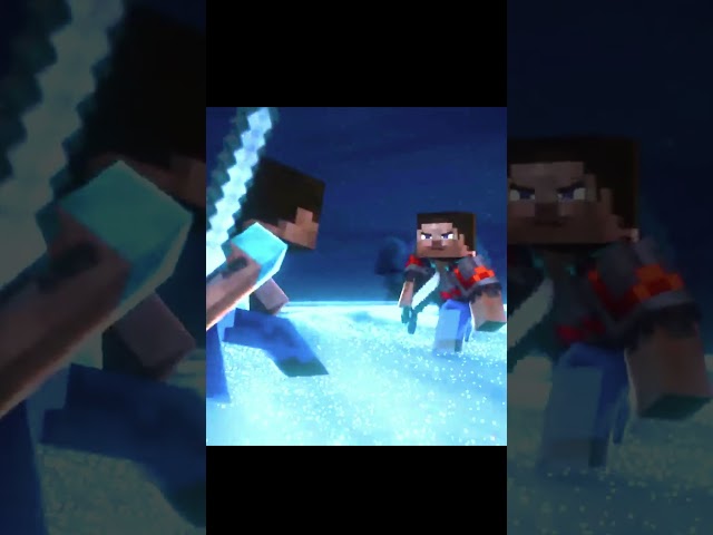 Minecraft Steve VS Herobrine #minecraft #shorts