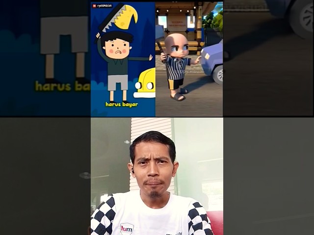 Parkir @happy.visualYt #lucu #animasihiburan #upinipin #memes #animasi #upin #komedi #comedy #ngakak