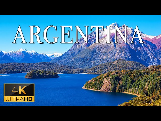 FLYING OVER ARGENTINA (4K UHD) - Relaxing Music With Stunning Beautiful Natural Video For Reading