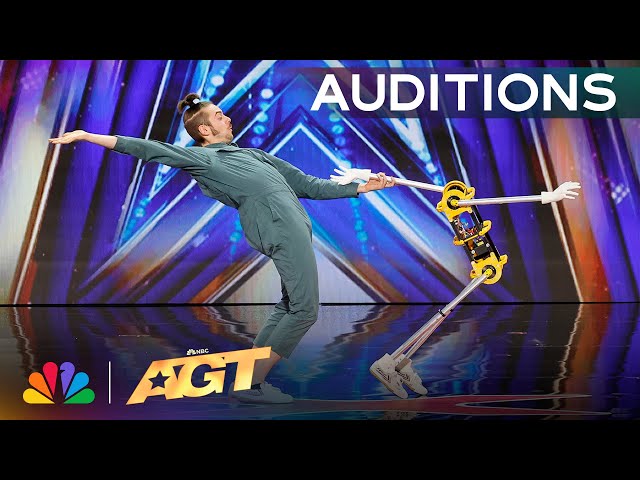 Daniel Simu And His Dancing Robot SURPRISE The Judges With Acrobotics! | Auditions | AGT 2024