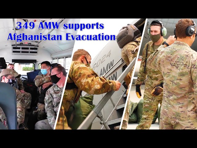 349 AMW supports the Afghanistan evacuation