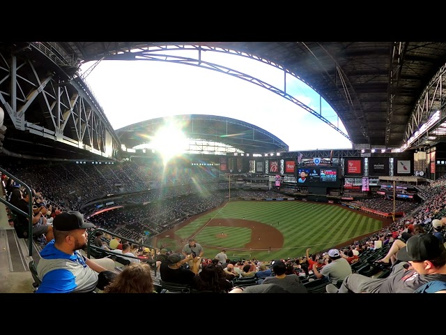 [360] Roof Opening at the Baseball Game