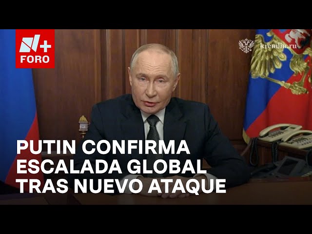 Putin confirma ataque con misil hipersónico a Ucrania: “La guerra ya es global”- Las Noticias