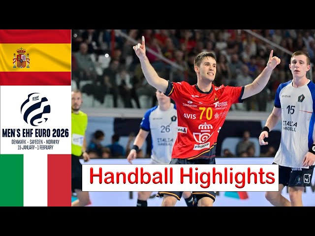 Spain vs Italy Handball Highlights EHF EURO 2026 Qualifiers