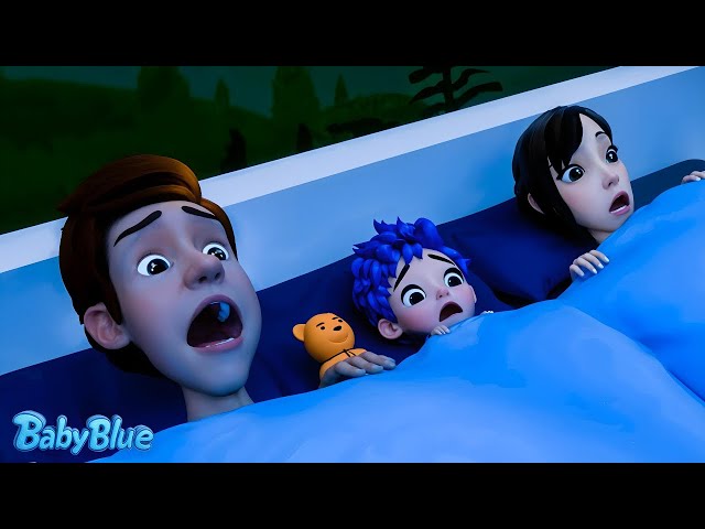 Ten in The Bed | Afraid Of The Dark | Kids Songs & Nursery Rhymes | Baby Blue | Minibus