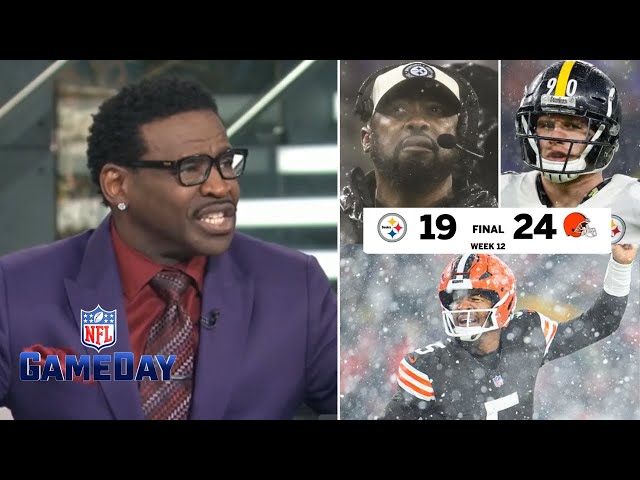 NFL GameDay | "Steelers' D have exposed is a fraud" - Michael Irvin on Steelers fall to Browns 24-19