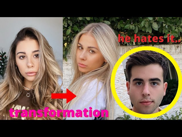 my boyfriend didn't like my transformation..