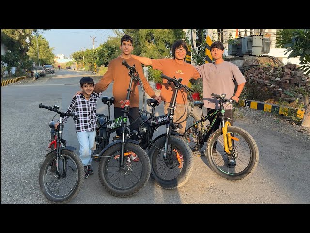 Cycle Race With Brothers 😍 Kon Jeetega ?