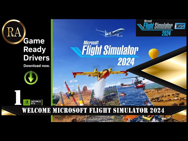 MSFS2024 LIVE - AVIATOR Microsoft Flight Simulator 2024 - First Looks Career Mode (Episode 1)