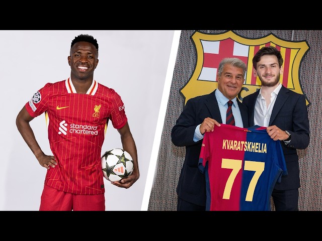 🚨 VINICIUS LEAVES REAL MADRID? KVARA TO BARÇA! NEW REAL MADRID COACH REVEALED | TRANSFER RUMORS 2024