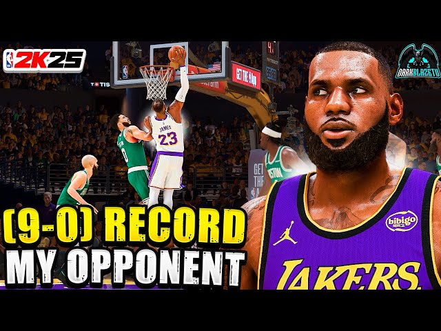 Lebron James ran into an Undefeated Opponent in Play Now Online NBA 2K25!