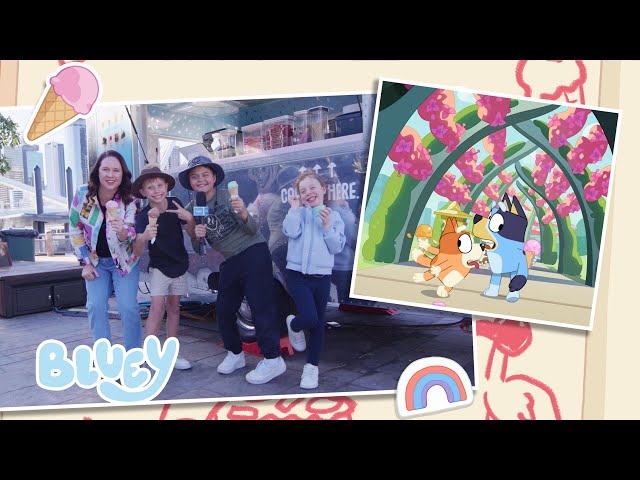 Recreating the Bluey Ice Cream Dance! 🍦 | Bluey’s Brisbane Episode 2 | Bluey