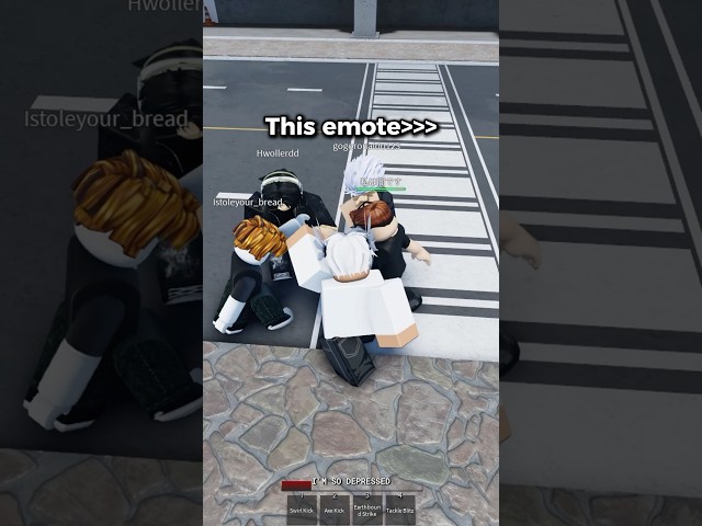 The best emote? #thestrongestbattlegrounds #tsb #roblox #robloxmemes #robloxtsb #maps