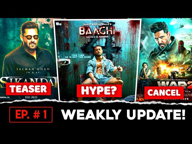 Weakly Update! 1. Pushpa 2,War 2, Sikandar,Box office collections 🤑#pushpa2