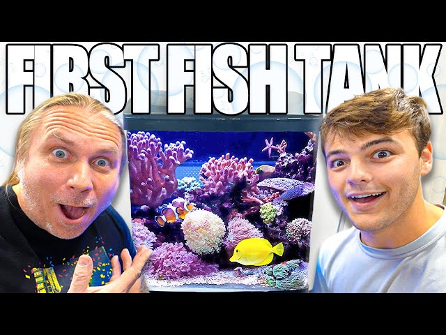 My First Salt Water Fish Tank! With Paul Cuffaro!