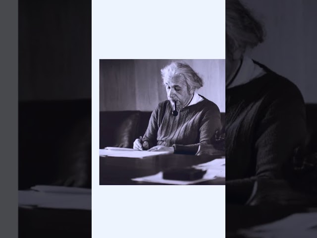 Einstein #Shorts: Roman Vishniac "Einstein at Work" (1942)