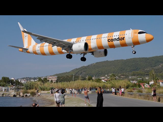 Low Landings & Jet Blasts at Skiathos Airport Summer 2024