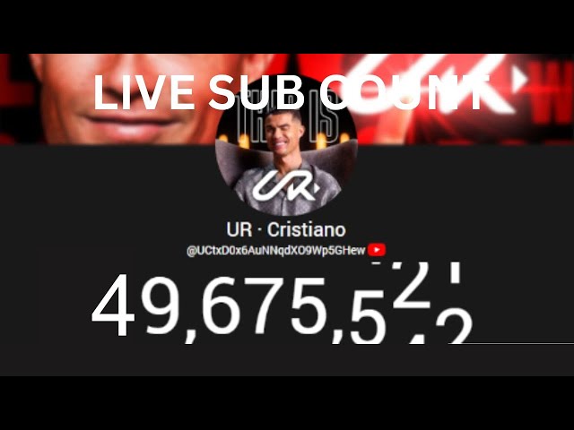 UR Cristiano vs All Of YouTube Live Cristiano Ronaldo vs Youtube