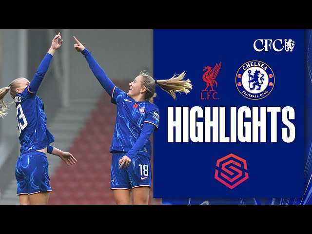 Liverpool Women 0-3 Chelsea Women | HIGHLIGHTS & MATCH REACTION | WSL 24/25