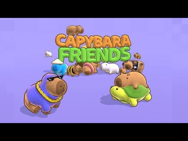 Capybara Friends Games 🔴 LIVE STREAM