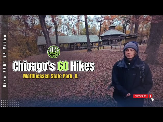 Matthiessen State Park, IL - Chicago's 60 Hikes (Hike 360° VR Video)