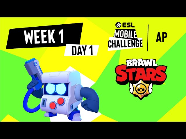 AP Brawl Stars | Week 1 Day 1 | ESL Mobile Challenge Season 1