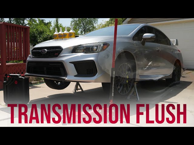 Subaru WRX STI Transmission & Front Differential Flush | Step by Step