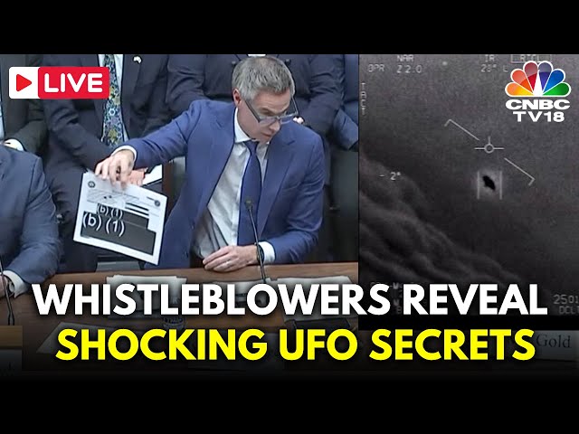 UFO Hearing LIVE: Ex-Pentagon Official Says 'We Are Not Alone in The Cosmos' Congress Hearing | N18G