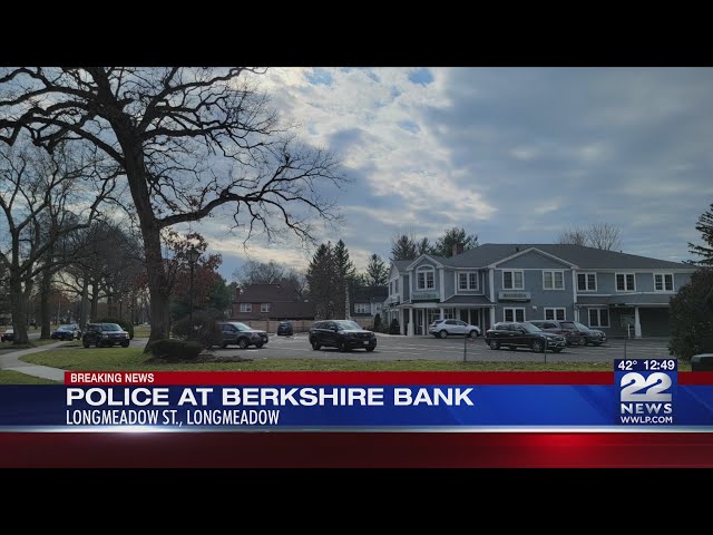 Police presence at Berkshire Bank in Longmeadow