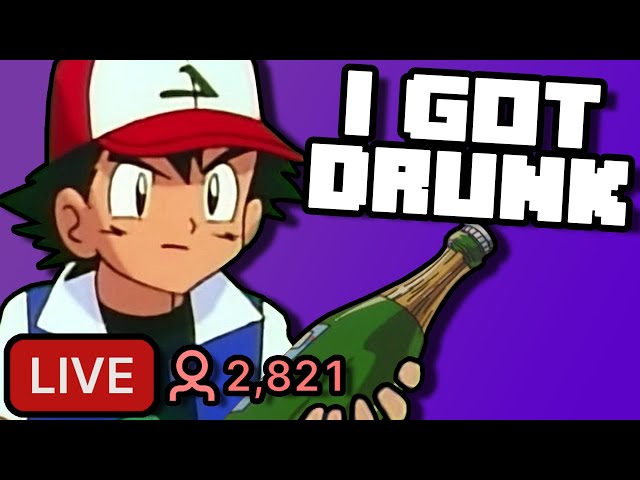 So I turned POKEMON into a DRINKING GAME LIVE...