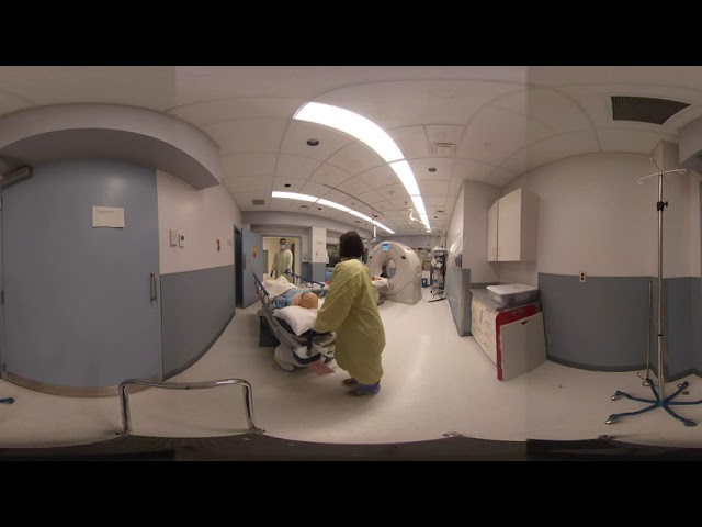 Safe Transfer of a Covid-19 Patient in/out of the CT Scanner