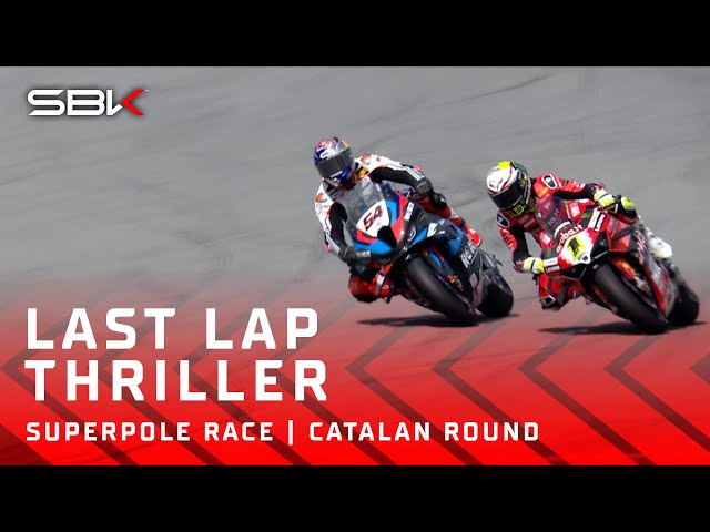 Toprak replicates Rossi in final corner thriller in Superpole Race 🔥 | 2024 #CatalanWorldSBK  🏁