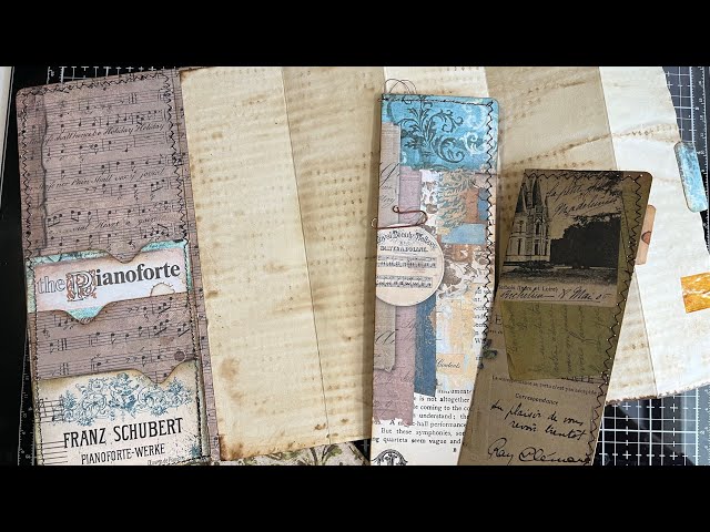 Junk Journal Ephemera with a writing page