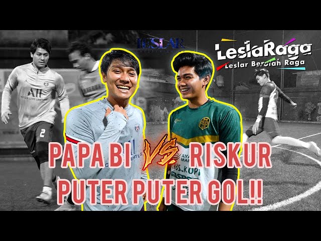 LESLARAGA : CHALLENGE PUTER PUTER GOL!!! PAPA BILLAR & RISKUR PUSING TUJUH KELILING!!!