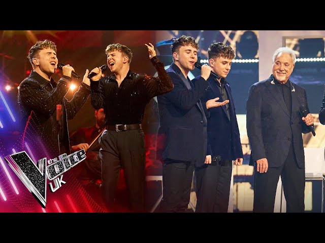 Billy and Louie's journey to the Final's with Tom Jones | The Voice UK 2024