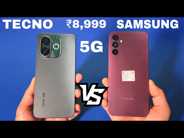 Tecno Pop 9 5G Vs Samsung Galaxy A14 5G Unboxing and Comparison Under 10000 Smartphones