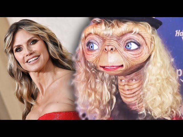 Heidi Klum Dresses Up as ET for Her Halloween Party