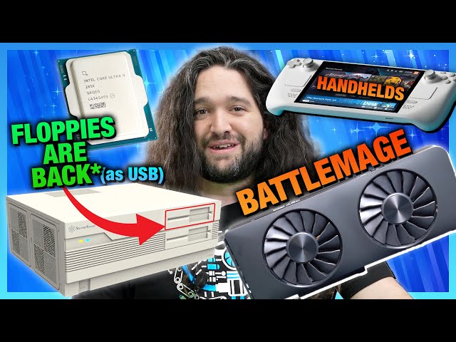 HW News - Intel Battlemage Imminent, AI Rant, Arrow Lake "Fix," Xbox Handheld, 'Floppy' Case