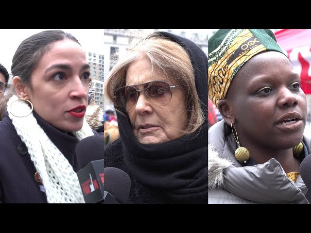 Voices from the NYC Women’s Unity Rally: Rep. Alexandria Ocasio-Cortez, Gloria Steinem & More