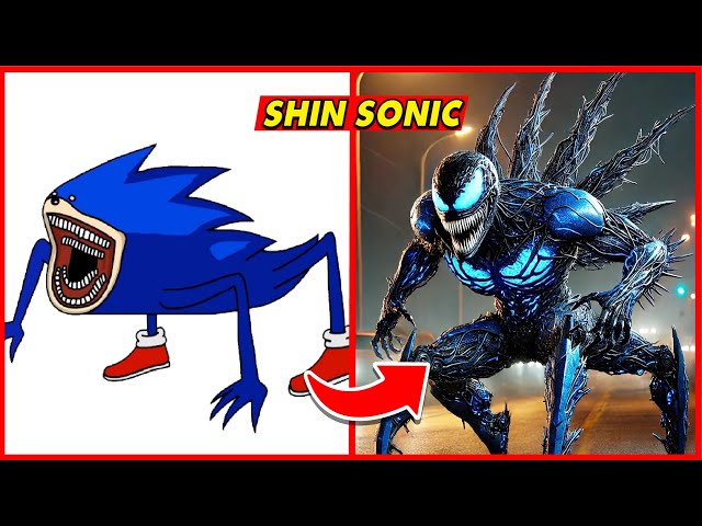 Shin Sonic In Real Life & Venom | Guess The SHIN SONIC TAPES Monster By Meme and Voice