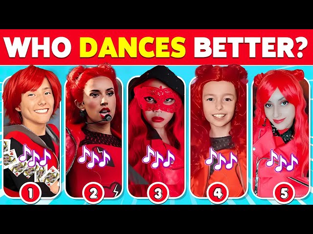 Who Dances Better? RED Dance Edition ❤️💃  Descendants: The Rise of Red Quiz