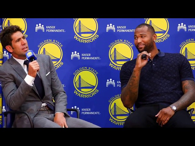 Demarcus Cousins Warriors Full Press Conference!