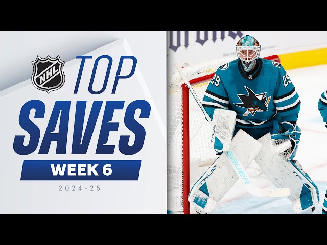 NHL's Top Saves of Week 6 | 2024-25 Highlights