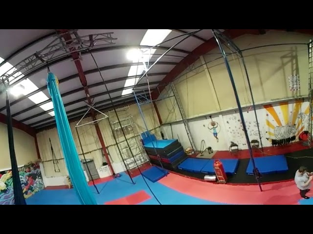 First 360 video test in Up Side Down Circus