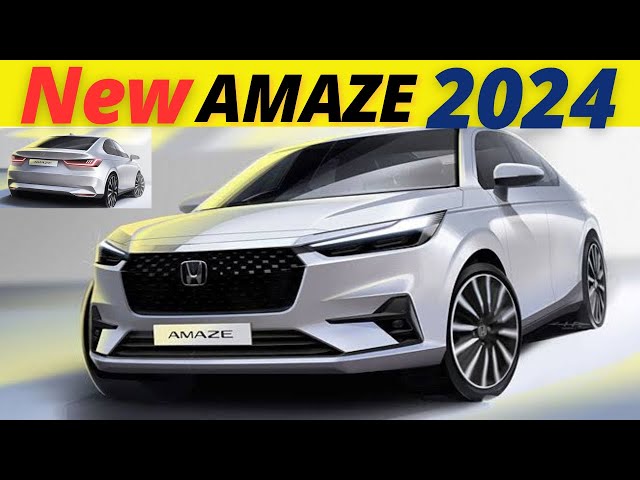 Dzire killer !! 2024 Honda Amaze Facelift | New Design, luxury &Safety|All Details upcoming Amaze .