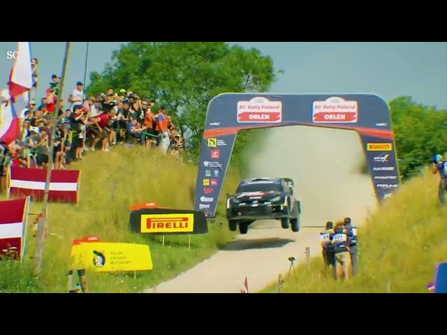 Best of WRC Rally Poland 2024 | Epic Crashes & High-Speed Action.