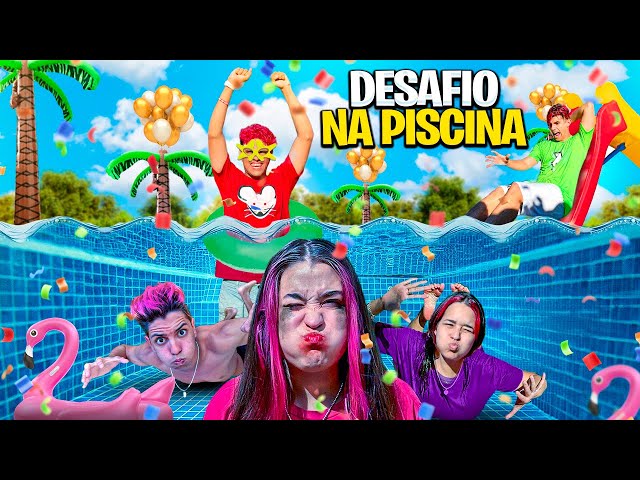 DESAFIO NA PISCINA DOS ROSA *Quem venceu ?