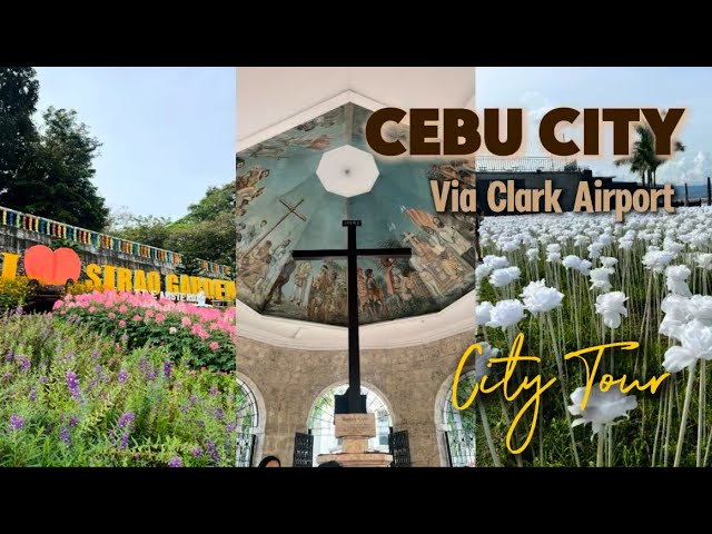 CEBU TRAVEL VLOG 2024 ITINERARY (New Clark Airport + Exclusive City Tour + Accommodation) Pt.1