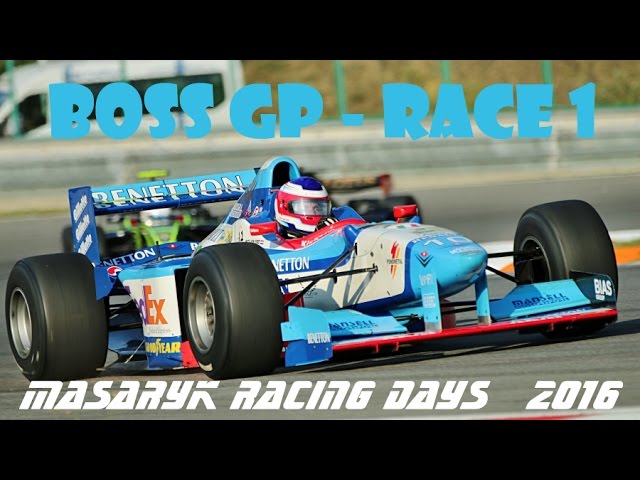 BOSS GP - Race 1 - Masaryk Racing Days Brno 2016 - Pure Sound F1