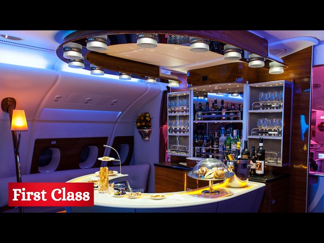 $11,000 EMIRATES A380 First Class | New York to Milan flight in 4K (+ New York Lounge)